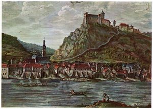 Burg und Stadt Rothenfels: Gemälde von 1787