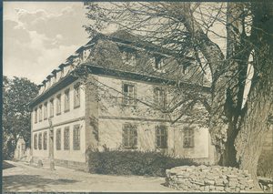 Amtshaus und alte Burglinde (1919)